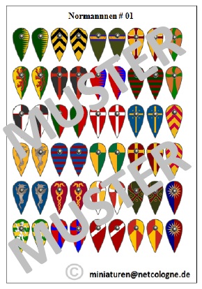 Shields Normans 01, 1:72